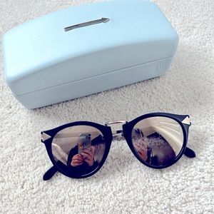 Karen Walker Wayfarer Mirrored Sunglasses